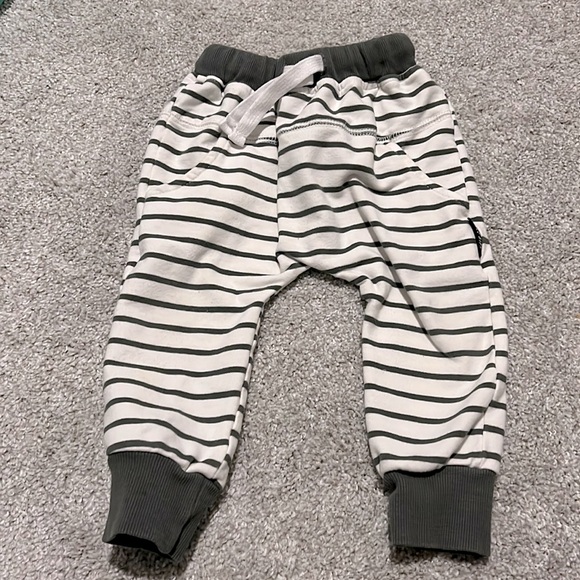 Little Bipsy Other - Little bipsy striped wreath joggers 12-18